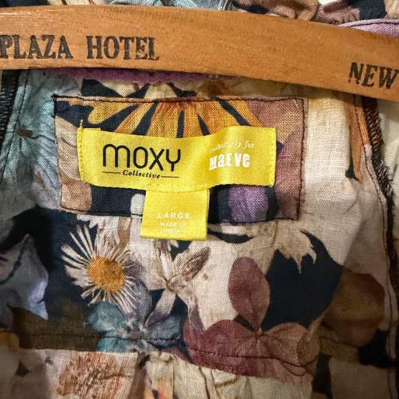 Anthropologie Maeve
Linen Floral Ruffle
Button Front Blouse - Picture 6 of 7